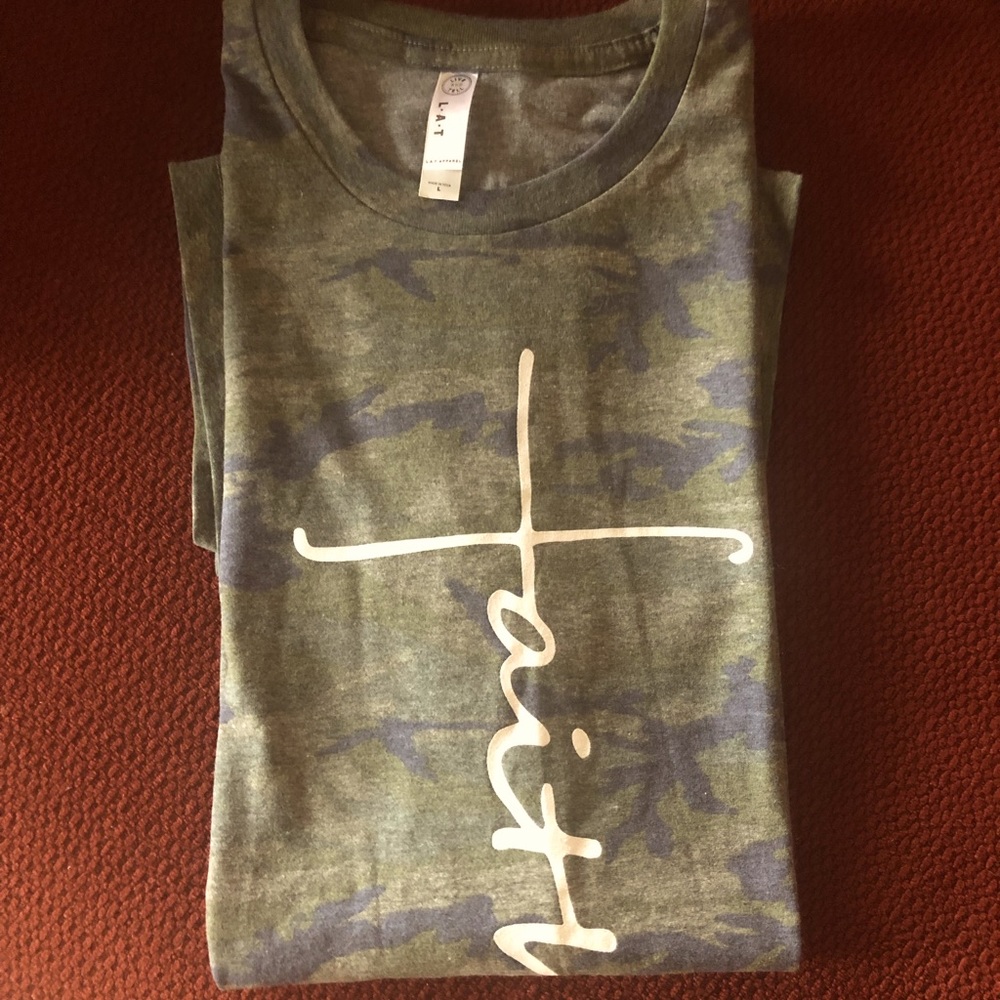 COPY - Women’s FAITH Camouflage Tee Shirt
